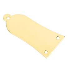 3 Holes Metal Truss Rod Cover With Screws Guitar Bass Replacement (Gold)