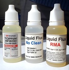 Flux - liquid, No Clean, RMA