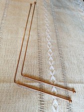 Pure Solid Copper Divining Dowsing Rods with Swivel Handles - Two Ball