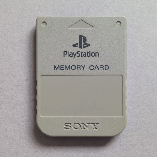 Ps1 memory card grey - grey, official