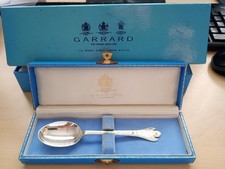 RARE - Beautiful - Solid Silver 'TRIFID' Spoon -  by GARRARD - Sheffield 1988