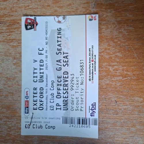 2019 exeter city - 4/12/2019,