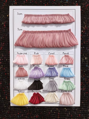 Chiffon ruffle trim - ruffle, puffy
