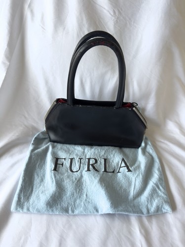 Vintage furla black leather - vintage,