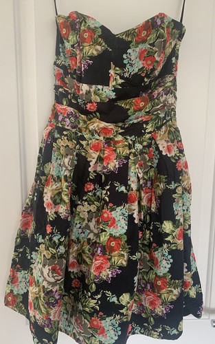 Miso floral black strapless - miso,