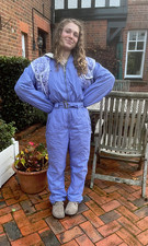 Vintage Women's Ski Suit UK 10