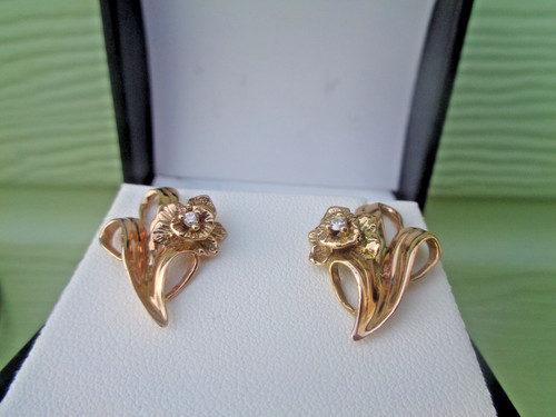 Welsh 14ct rose gold diamond - welsh,