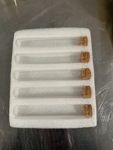 Glass test tubes cork - w/,