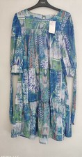 NWT Blue Print Smock Dress Size 8 Zack