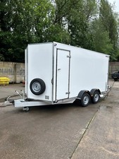 Teale Twin axle Box Trailer, Supalite 13BR Custom , Ramp door, 13" Wheels 2000kg