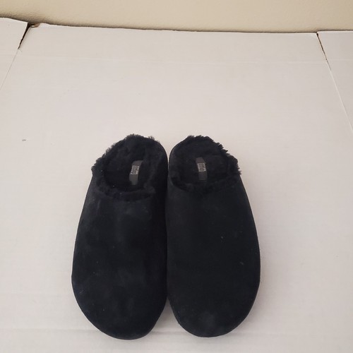 Fitflop black suede fur - fitflop,