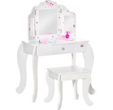 Kids Vanity Table & Stool Set