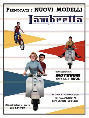 Lambretta retro vintage metal - lambretta,,