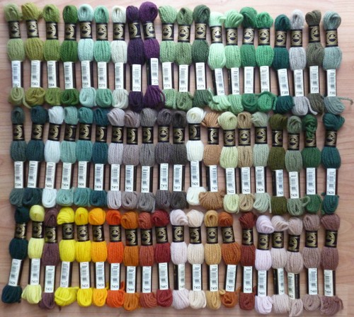 Dmc tapestry wool shades - wool,