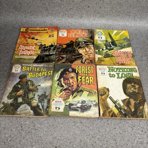 Fleetwood library war comics - war,