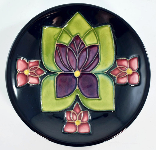 Moorcroft violet pin dish 1998 - moorcroft,