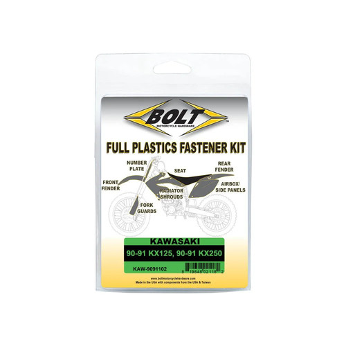 Bolt plastic fastener kit - plastic,