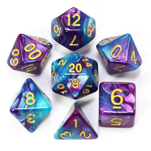 Polyhedral dice set with - polyhedral,