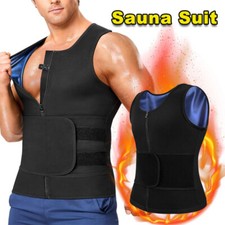 Men Sauna Sweat Suit Tank Top