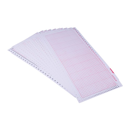 10pcs blank punch card - card, for