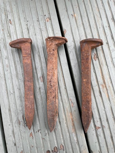Railroad spikes blacksmithing - railroad,
