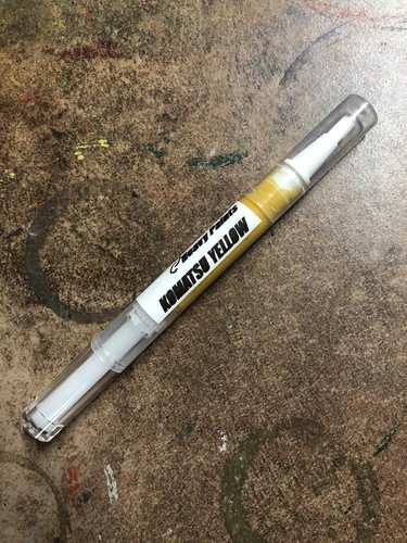 Komatsu yellow digger paint - yellow,