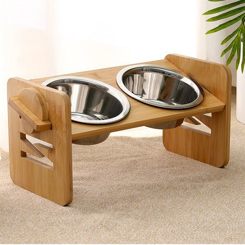 Dog food feeding stand station - dog,