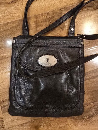 Fossil black leather small - fossil,