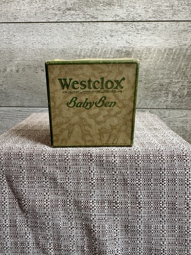 Vintage 1920s westclox baby - vintage,