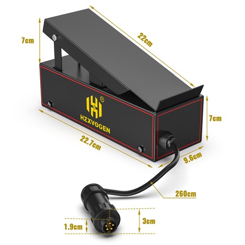 Hzxvogen foot pedal 5pin - hzxvogen,