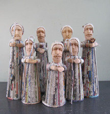 Vintage Hand Crafted Nativity
