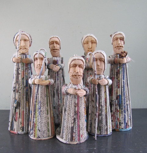 Vintage hand crafted nativity - vintage,