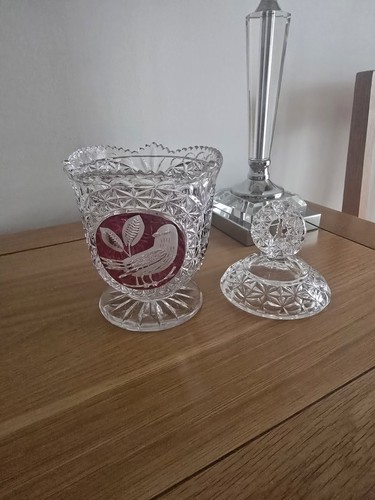 Vintage lead crystal - crystal, candy