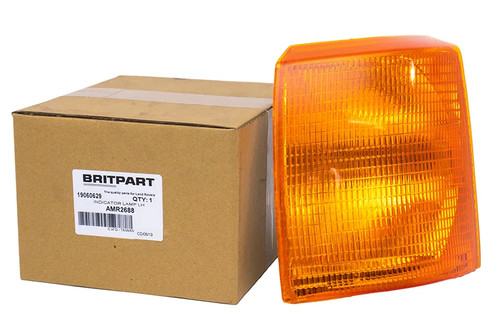Front amber indicator light - lh,