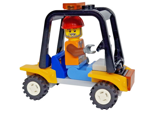 Lego airport worker - worker, &