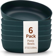 Pasta Bowls Set of 6, 37oz
