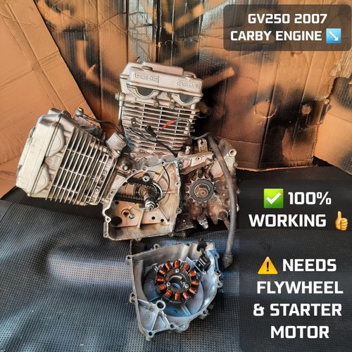 Hyosung gv250 carb engine 2007 - engine,