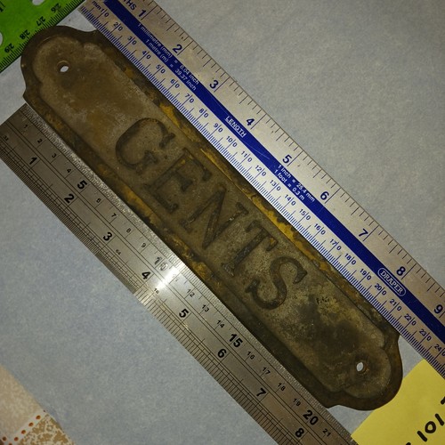 Very old solid - old, brass