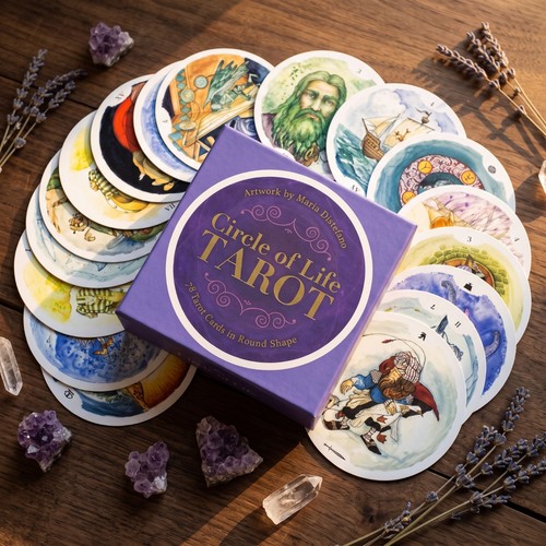 Circle life tarot cards - circle,