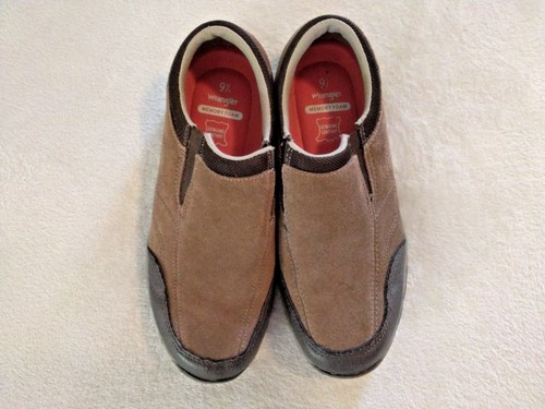 Wrangler brown suede - brown, leather