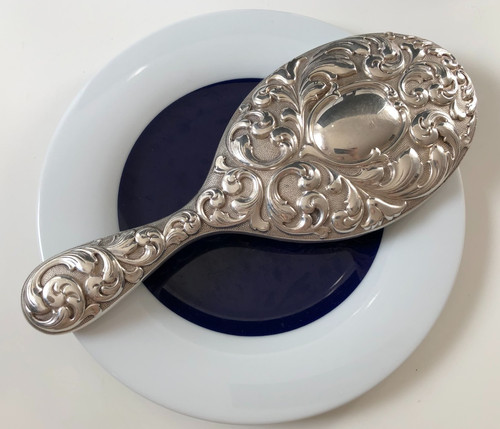 Antique large silver rolled - large, silver-rolled