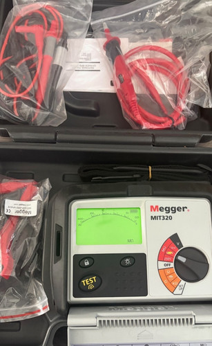 Megger mit320 insulation and - megger,