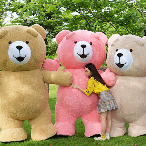 Inflatable teddy bear - inflatable, plush