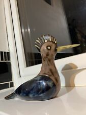 PHILIPPA TURNER Studio Pottery Bird Figurine. Cape Town S.Africa. 2003. VGC.
