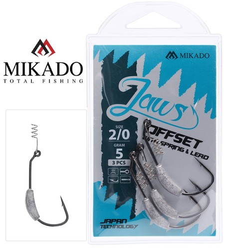 Mikado jaws offset weighted - mikado,
