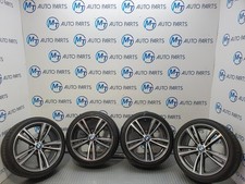 BMW 442M GENUINE OEM ALLOY WHEELS & TYRES SET 7852493 7852494