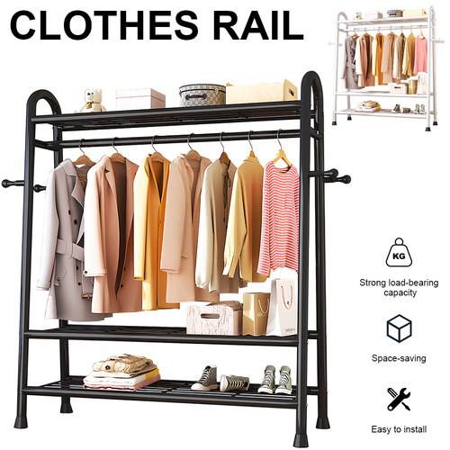 Heavy duty metal double rail - metal,