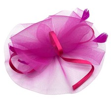 Large Feather Fascinator Hat Aliceband / Clip Ladies Day Weddings Races Ascot