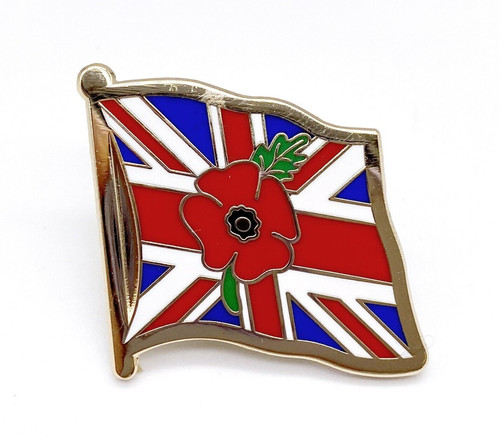 Union jack flag purple - purple, poppy