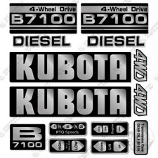 Fits Kubota B7100 Decal Kit Tractor - 7 YEAR OUTDOOR 3M VINYL!